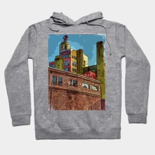 Rainier Beer building in Seattle Wa Classic Hoodie